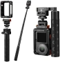 Нов комплект за снимки влог K&F селфи стик 92.5см за Osmo Action 6 с cage и адаптер, снимка 1