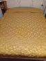 Покривка златиста с драперии за легло/спалня 1.40/2м, снимка 7