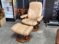 Ekornes Stressless Скандинавско Релакс Кресло Със Табуретка , снимка 1