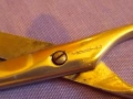 Metal iron sewing scissors vintage 30 s Germany 7.74 inch- 20 cm ножица Trusetal, снимка 2