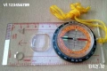 Стабилизиран призматичен компас на линийка/ориентиране/ тип Бусола, снимка 3