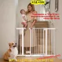 Предпазна метална преграда за деца и домашни любимци – регулируема от 96 до 103 см  - КОД 4506, снимка 1