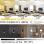 LED плафон х 2бр. с дистанционно, 7светлини, 24W, снимка 4