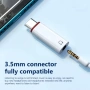 Нов преходник от USB Type-C към 3.5 мм стерео жак адаптер за слушалки аудио конвертор за iPhone 15, снимка 14