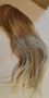 Дълго и гъсто тупе / топер натурално русо с бретон , снимка 1 - Аксесоари за коса - 45901890