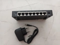 Суич 8-порта, Switch 8 port, осемпортов суич, 1GB, 1000MB + адаптор, снимка 2