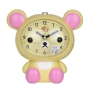 Детски настолен часовник със светлина и функция за будилник с батерии Мече, 15 х 16 см, снимка 4