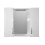 Мебел за баня с огледало и LED осветление Валенсия, снимка 1 - Шкафове - 45282220