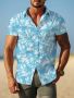 Хавайска риза с палми - L размер, снимка 1 - Ризи - 45201459
