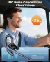 Нова Безжична Bluetooth слушалка с шумопотискане и 72 часа време за разговор шофиране, снимка 2