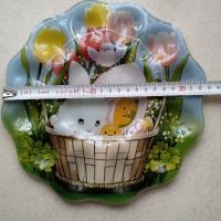 Поднос за великденски яйца от стъкло , снимка 2 - Чинии - 45435125