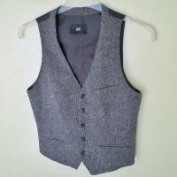 H&M Wool Vest / S* / мъжки елегантно официален елек с вълна / състояние: ново, снимка 3 - Сака - 45201076