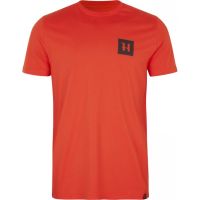 Мъжка тениска Harkila - Frej, в Оранжев цвят, снимка 1 - Екипировка - 45337641