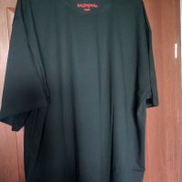 BALENCIAGA черни oversize тениски, снимка 5 - Тениски - 45682956