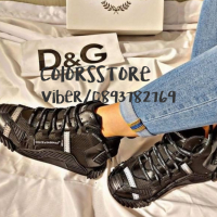 Дамски черни маратонки  Dolce&Gabbana Br69E, снимка 1 - Маратонки - 45006863