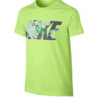 Nike dri fit  -Неонова   тинейджърска тениска за ръст 148-152 см , снимка 2 - Детски тениски и потници - 45537416