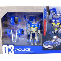 Робот трансформърс полицейска кола (Transformers), снимка 1 - Коли, камиони, мотори, писти - 45712380
