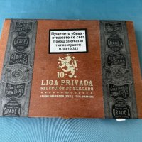 Дървена колекционерска кутия за пури Liga Privada Seleccion De Mercado, снимка 1 - Антикварни и старинни предмети - 45142921