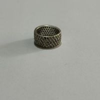 Дамски сребърен пръстен с камъни, снимка 2 - Пръстени - 45570317