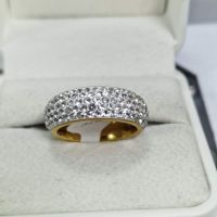 пръстени от медицинска стомана с 18к златно покритие , снимка 14 - Пръстени - 45398238