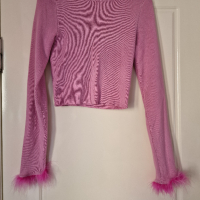 Къса блуза Reserved, снимка 1 - Блузи с дълъг ръкав и пуловери - 44956682