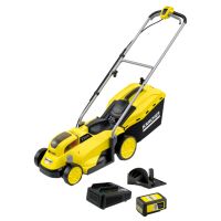 Акумулаторна косачка за трева Karcher LMO 18-33, 33 см работна ширина, 18 V, 5 Ah, 1 акумулатор, Фун, снимка 1 - Градинска техника - 45335194