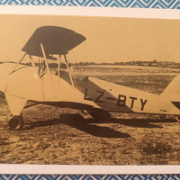 Рядка картичка с Български самолет ДАР-9., снимка 1 - Филателия - 45024041