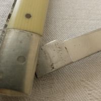 Стар нож за дегустация със слонова кост , снимка 7 - Антикварни и старинни предмети - 45608820