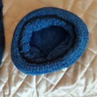Шал и шапка в синьо , снимка 2 - Шалове - 45717929