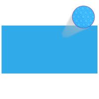 vidaXL Правоъгълно покривало за басейн, 1200x600 см, PE, синьо（SKU:92962, снимка 1 - Барбекюта - 45078516
