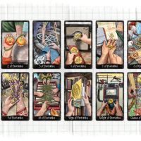 Таро карти - Out of Hand Tarot & Tarot of the 78 Doors & Vox Arcana, снимка 5 - Карти за игра - 45280493