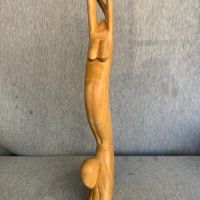 дървена фигура статуетка , снимка 3 - Статуетки - 45268371