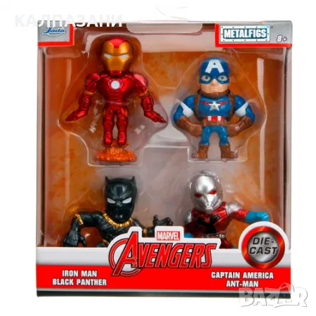 Jada Avengers Комплект 4 фигури 2.5″ 253222014, снимка 1