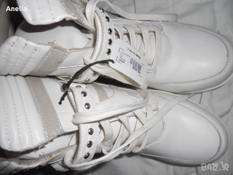 Естествена КОЖА Дамски Платформи Обувки Номер 41, снимка 1