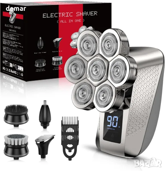 5 в 1 Комплект електрическа самобръсначка за мъже, снимка 1