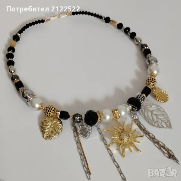 Модни дамски колиета от камъни и мъниста, снимка 1