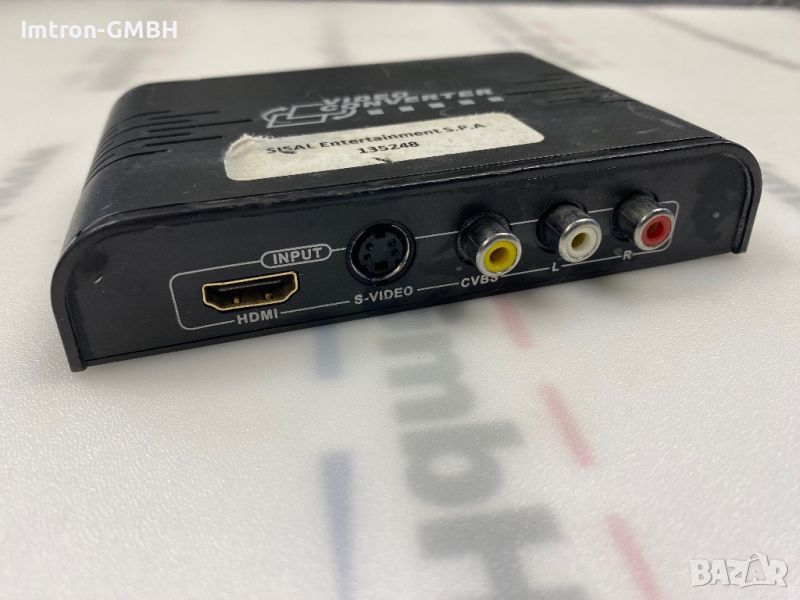  Конвертор Techly IDATA SPDIF-5 SVideo/RCA към HDMI, снимка 1