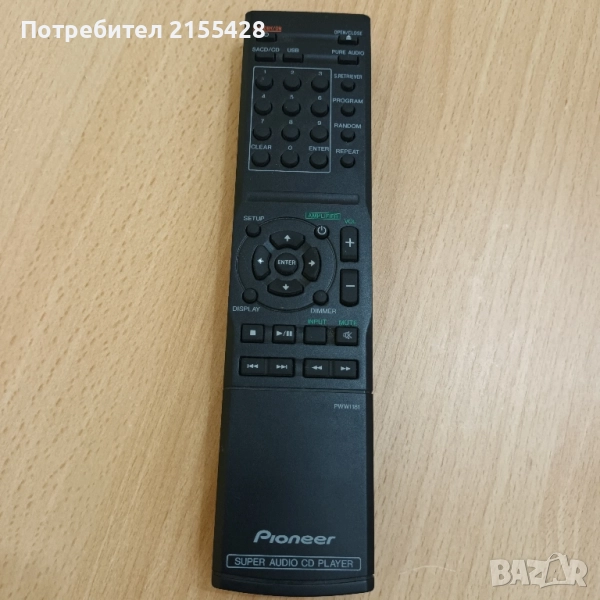 Оригинално дистанционно Pioneer PWW1181 , снимка 1