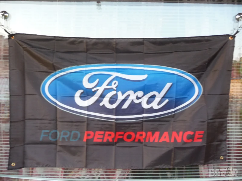 Знаме Ford Performance Форд емблема фордове фенове марка клас, снимка 1