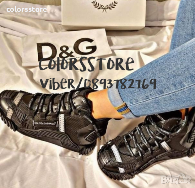 Дамски черни маратонки  Dolce&Gabbana Br69E, снимка 1