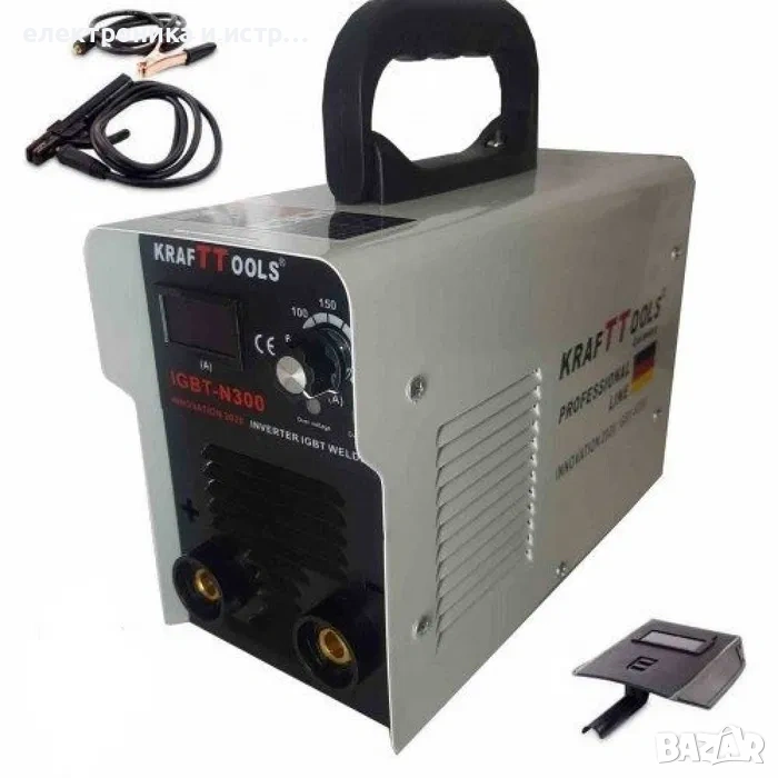 Нов инверторен електрожен Kraft Tools 350А с дисплей , снимка 1