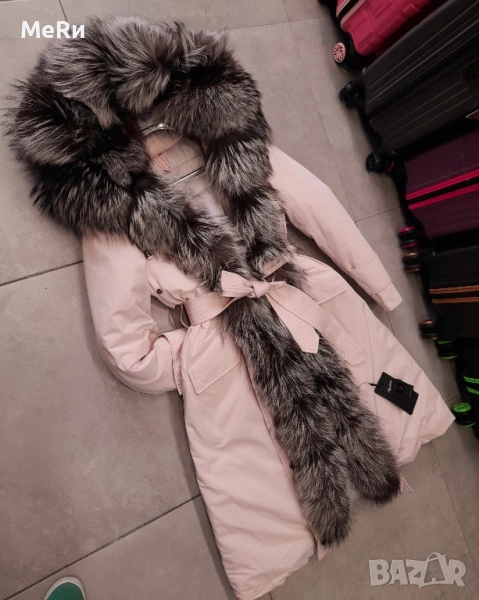 Палто с сребърна лисица , снимка 1