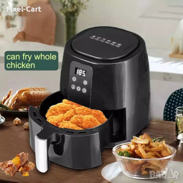 Air Fryer - Уред за здравословно готвене с горещ въздух , 1350 W, 7л, Тъч скрийн управление, снимка 1