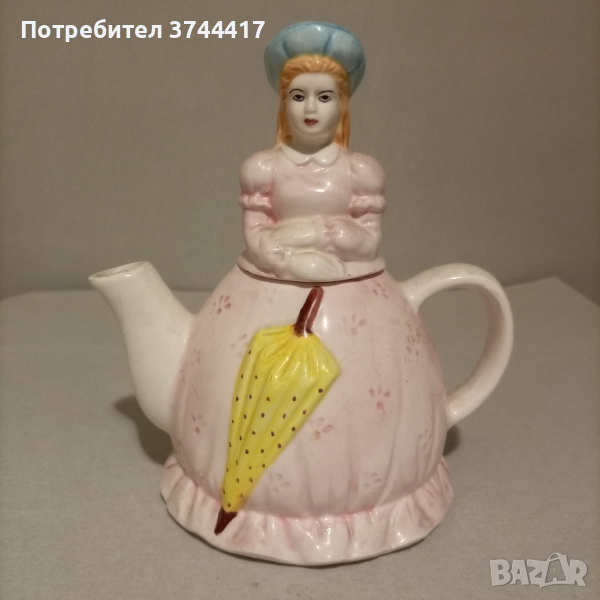 Рядка находка Очарователен винтаж чайник изработен от Shawnee Pottery само за декоративни цели , снимка 1