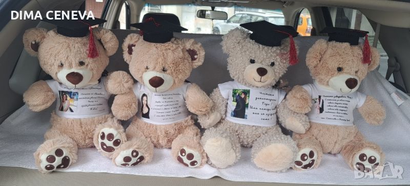 Персонализирани плюшени играчки с пожелания за рожден ден, снимка 1