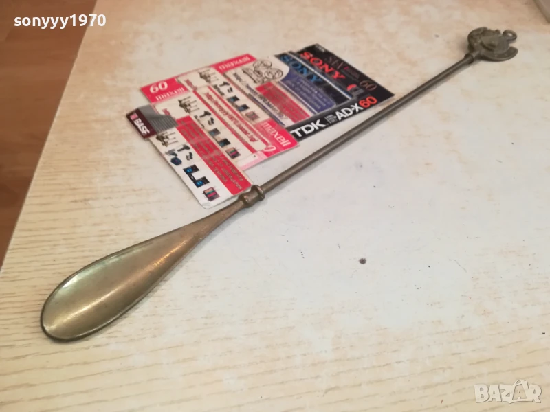 обувалка с кон-45см мед/месинг-внос swiss 0306251633, снимка 1