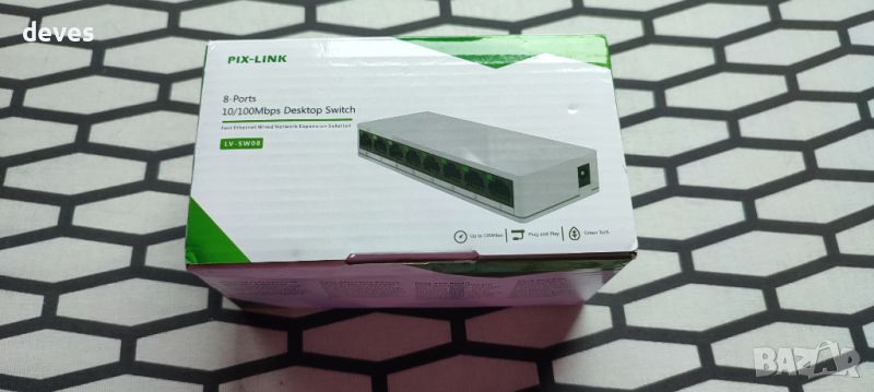 8-port Network Switch, снимка 1