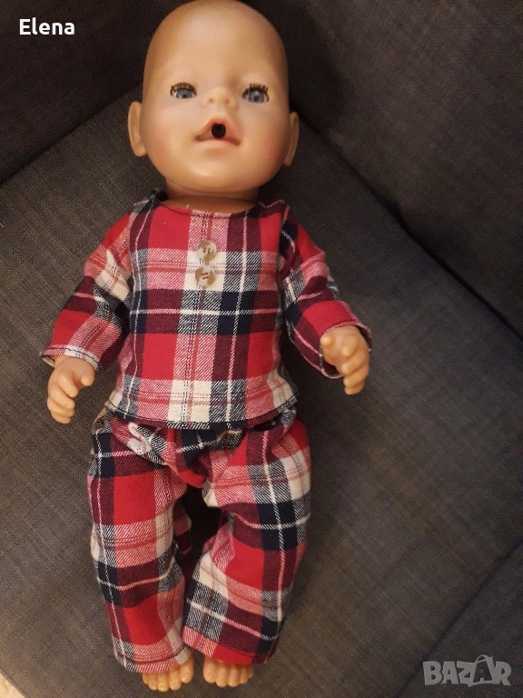 Пижама за кукла Бейби Борн 43см, снимка 1