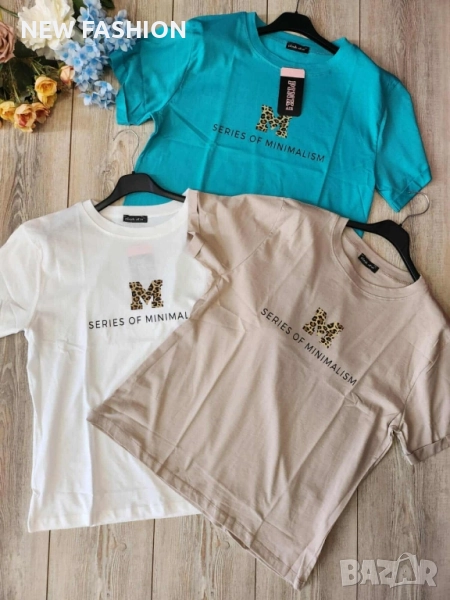 Дамски Памучни Тениски ✨, снимка 1