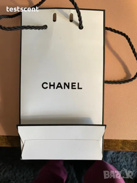 Празна бутикова подаръчна торба от Шанелкартонена чанта gift bag 18x10 сhаnеl, снимка 1